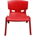 Nilkamal Intra Strong and Durable Plastic School Study Chair for Kids (Red, Medium) Set of 1