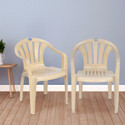NILKAMAL LTD Mid Back with Arm Chair CHR2005 Plastic Outdoor Chair