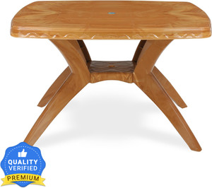 nilkamal plastic 4 seater dining table