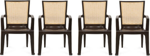 nilkamal mid back chair with arm chr2226  for living bed room kitchen office garden plastic cafeteria chair
