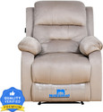 Nilkamal Rosia 1 Seater Fabric Manual Recliner (Finish Color - Light Brown, Knock Down)
