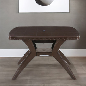 nilkamal shahenshah kross leg rectangular 4 seater plastic dining table for dining room plastic 4 seater dining table