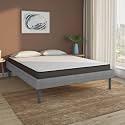 Nilkamal Sleep King Size Velvette Upholstered Bed with Lite Dual Comfort Mattress (Grey, 78x72x5)