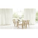 Nilkamal Ultima Rectangular 4 Seater Virgin Plastic Dining Table Set for Dining Room | Indoor &amp; Outdoor |Home Office | Hotel, Café and Restaurants | 1 Dining Table with 4 Chairs | Color Marble Beige