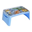 Nilkamal Polypropylene Wizard Jungle Adventure Foldable Kids Study Table With Storage (Blue), 33cm, 51cm