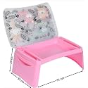 Nilkamal Wizard Jungle Adventure Foldable Kids Study Table with Storage (Pink)