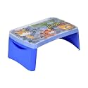 Nilkamal Wizard Jungle Adventure Foldable Kids Study Table with Storage (Royal Purple)