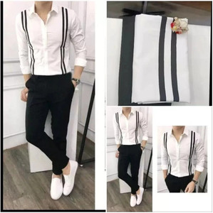 nilkhanthfabric polycotton striped shirt  trouser fabric