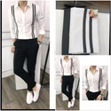 NILKHANTHFABRIC Polycotton Striped Shirt & Trouser Fabric
