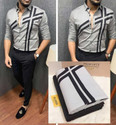 NILKHANTHFABRIC Polycotton Striped Shirt & Trouser Fabric