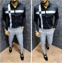NILKHANTHFABRIC Polycotton Striped Shirt & Trouser Fabric