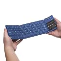 Nillkin Bluetooth 5.0 Foldable Keyboard with Trackpad & Numpad Blue