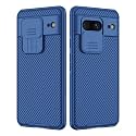 Nillkin for Google Pixel 8 Case with Camera Cover [Hard PC+TPU Bumper] [Upgraded Camera Lens Protection] Slim Shockproof Protective Phone Case for Pixel 8 6.2inch, Black