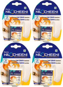 nilocheeni sugar-free 110 tabs  zero calorie  diabetic and vegan friendly sweetener 440 tablets pack of 4