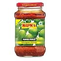 Nilon's Mango Pickle (400g) Homemade Aam Ka Aachar | Spicy & Tangy Pickle with Raw Mango & Spices Mixed with No Added Artificial Colour