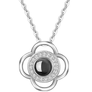 nilu39s collection american diamond -studded star pendant necklace rose gold plated pendant with chain fashion jewellery for women