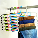 Nilzone Cloth Hanger Plastic Shirt Pack of