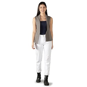 NIMBLE Womens Open Front Sleeveless Cotton Short