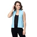 NIMBLE Women39s Open Front Sleeveless Cotton Short