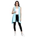NIMBLE Women39s Open Front Sleeveless Cotton Long
