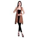 NIMBLE Women39s Open Front Sleeveless Cotton Long