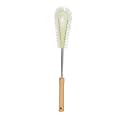 Glass, Jugs, Kettles and Bottle Cleaning Brush with Stylish Long Wooden Handle, Semi-Soft Bristles (Pack of 1)