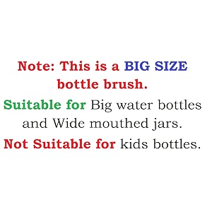 long handle bottle cleaning brush l-shape right angle hard bristles cleaning scrubbing brush for deep cleaning of bottles cups mugs amp kettles qty 1
