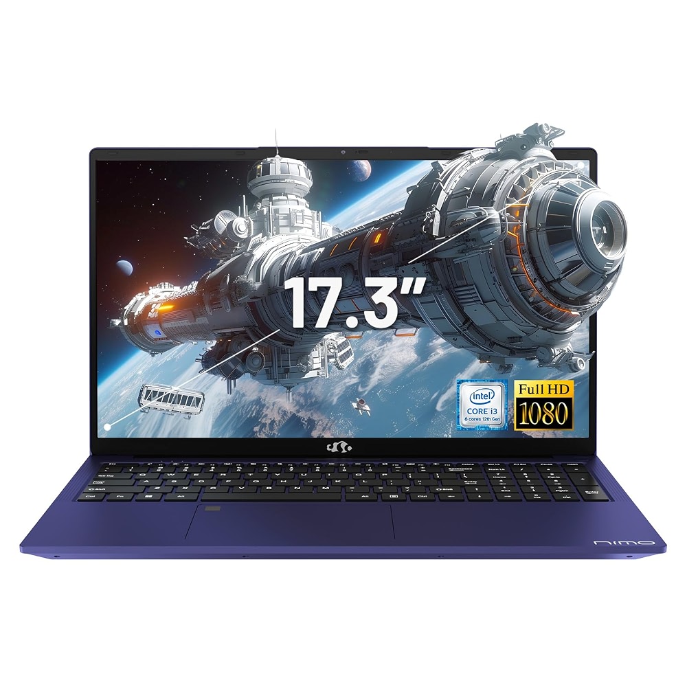 Nimo Computer NIMO 17.3 inch IPS FHD-Laptop, Intel 6 Cores i3-1215U 64GB RAM 2TB SSD ...