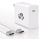 NIMO MacBook Pro Charger, 65W GaN USB C Charger Compatible with MacBook Air, Samsung Galaxy, NIMO Laptops, iPad Pro, and More, Fast Charging, Durable & Compact Design, Includes 6.6FT USB C Cable