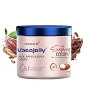 Nimson Vasojelly Soothing Cocoa, Face, Hand &amp; Body Cream, With Cocoa Butter Extracts, For Healthy &amp; Soothed Skin, With Intense Moisture Lock - 400g