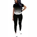 Nimsruc Workout Sets For Women 2 Piece Outfits Sexy Summer Sweatsuits Jogging Suits Casual Bodycon Tracksuits
