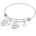 Nimteve Daughter Gifts from Mom I Didn’t Give You The Gift of Life Life Gave Me The Gift of You Bonus Daughter Gifts