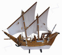 Nimton Kerala Wooden Boat 4 Inch Base