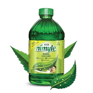 nimyle eco friendly floor cleaner with power of neem for 999 anti bacterial protection - herbal 18 l