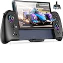 NinABXY Hall Effect Joystick Controller for Nintendo Switch 2, Wireless One-Piece Handheld Switch Joypad - Macro, Ergonomic Grip, Turbo- Christmas Accessories, Black,M