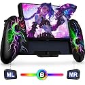 NinABXY Hall Effect Joystick Controller for Nintendo Switch, Wireless One-Piece Handheld Switch Joypad -Headsets Compatible with PlayStation 4,VR Hardware