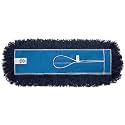 Nine Forty 18-Inch Premium Nylon Dust Mop Replacement Head - Heavy Duty Mop Head Refill for Industrial, Commercial, and Residential Cleaning - Dry Floor Duster for Hardwood Surfaces - Blue (1-Pack)