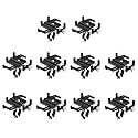 NineLeaf 10PK Bike Phone Mount Holder, Aluminum Motorcycle Phone Mount, Handlebar Mounted Cell Phone Holder for Bike, Camera Friendly, Rotatable, Universal Bicycle Phone Mount for 2.2-3.7 Inch Phones