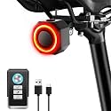 NineLeaf Bicycle Tail Light Rechargeable, Bike Alarms for Ebikes