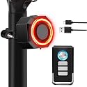 NineLeaf Bicycle Tail Light Rechargeable, Bike Alarms for Ebikes