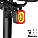 NineLeaf Bike Back Light Rechargeable,Bicycle Tail Light, Auto On/Off