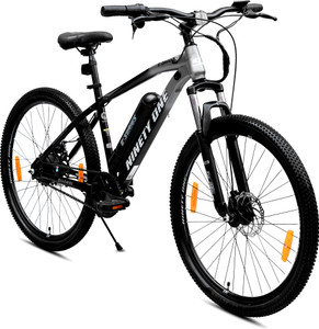 ninety one e-drago 78ah battery  front suspension  250watts ip65 bldc motor  black grey 275 inches single speed lithium-ion li-ion electric cycle