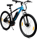 Ninety one E-Drago 7.8Ah Battery | Front Suspension | 250Watts IP65 BLDC Motor | Black Blue 27.5 inches Single Speed Lithium-ion (Li-ion) Electric Cycle