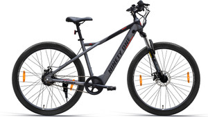 ninety one meraki 6ah battery 250watts ip65 bldc motor front suspension  matt grey 29 inches single speed lithium-ion li-ion electric cycle