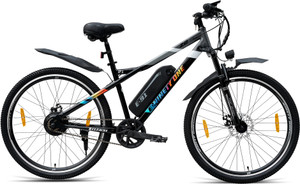 ninety one z2 78ah battery  front suspension  250watts ip65 bldc motor  black grey 275 inches single speed lithium-ion li-ion electric cycle