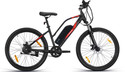 Ninety one Z5 7.8Ah Battery Front Suspension 250 Watt IP65 BLDC Motor Black Red 26 inches Single Speed Lithium-ion (Li-ion) Electric Cycle