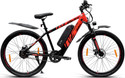 Ninety one ZX 10.4Ah Battery Front Suspension 250Watts IP65 BLDC Motor Red Black 27.5 inches Single Speed Lithium-ion (Li-ion) Electric Cycle
