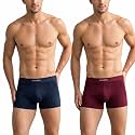 NINGMI Men39s Ultra-Soft Printed Trunk Briefs 