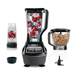 ninja bl770amz mega kitchen system 72 oz pitcher 8-cup food processor 16 oz single serve cup 1500-watt black