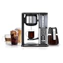 Ninja Specialty Fold-Away Frother (CM401) Coffee Maker, Single Serve to 10 Cup (50 oz.), Glass Carafe